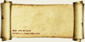 Jovana Jevčić vizit kartica